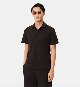 Polo Texturé classic fit - Lacoste - Marron