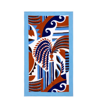 Serviette de plage  en velours - Desforges - Multicolore