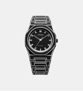 Montre Polycarbon Noir A-PCBJ33 - D1 Milano - Noir