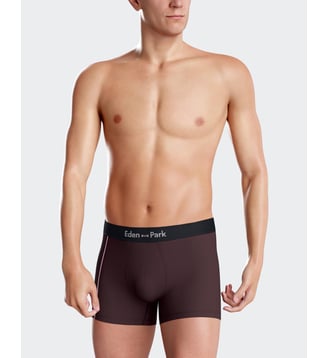 Boxer debrum en coton - Eden Park - Marron