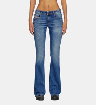 Bootcut Jeans Low Waist 1969 D-Ebbey - Diesel - Bleu moyen