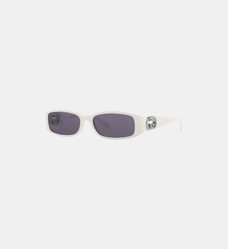 Lunettes de soleil Rectangulaire GG1661S - Gucci - Blanc