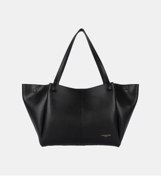 Très grand sac cabas épaule Sierra Haus en cuir - Lancaster - Noir