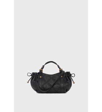 Mini sac à main en cuir matelassé - 12H - Gerard Darel - Noir