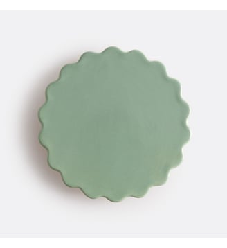 Dessous de plat en grès - La Redoute Interieurs - Vert sauge
