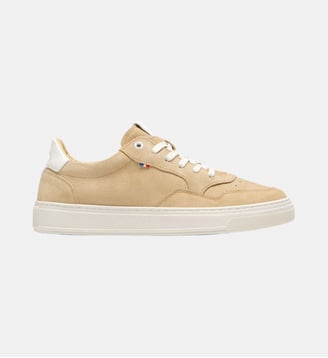 Baskets basses Brocard en suède - Le Formier - Beige