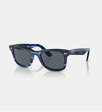Lunettes de soleil Carré RB2140 Original Wayfarer Classic - Ray Ban - Rayé bleu