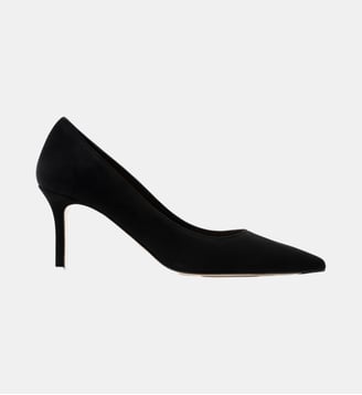 Yumba - Escarpins En Cuir Chèvre Noir - Parallèle - Noir