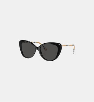 Lunettes de soleil Œil de chat BE4407 - Burberry - Noir