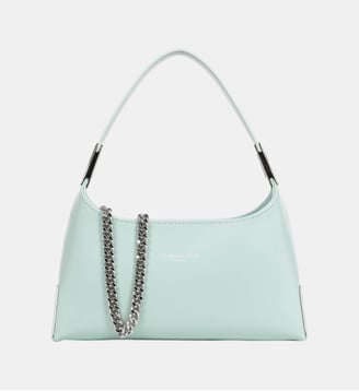 Sac à main Suave refente de cuir - Lancaster - Marine