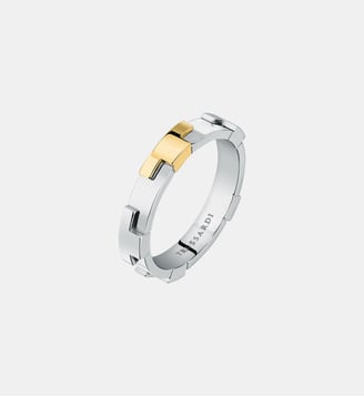 Bague T-LOGO - Trussardi - Or et argent