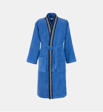 Peignoir de bain long en coton - Lacoste Home - Aérien