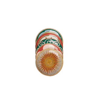Petites Assiettess Mixed Cortile (Set de 5) - La DoubleJ - Multicolore