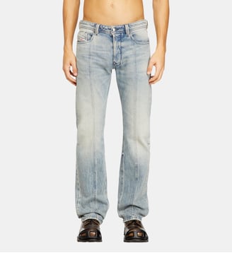 Regular Jeans Low Waist 1985 Larkee - Diesel - Bleu clair