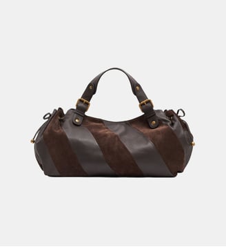 Sac à main en cuir - 24H PATCHWORK - Gerard Darel - Marron