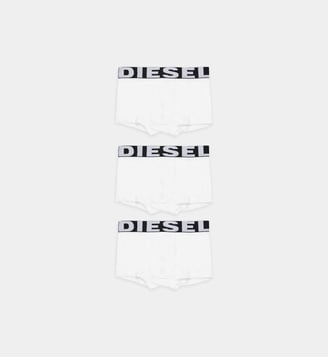 Boxer en jersey avec logo - 3 paires - Diesel Kids - Blanc