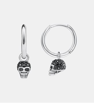 Créoles tête de mort - Thomas Sabo - Argent