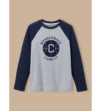 T-shirt imprimé Garçon - Cyrillus - Gris chine