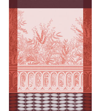 Torchon Riviera Mimosa - Le Jacquard Francais - Aube