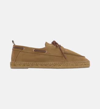 Chaussures bateau en cuir suédé NEMO - Castaner - Taupe