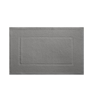 Tapis de bain  en coton - Yves Delorme - Platine