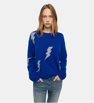 Pull Markuz 100% Cachemire - Zadig&Voltaire - Bleu