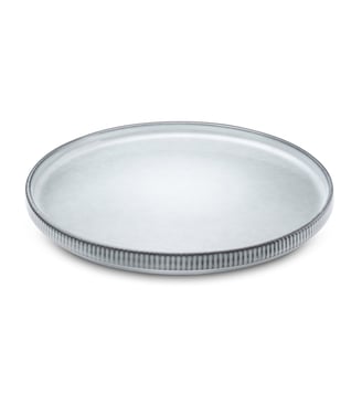 Assiette plate  par 6 - Médard de Noblat - Gris