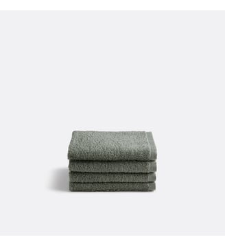 Lot 4 serviettes d'invité éponge 500g/m2 La Redoute Interieurs