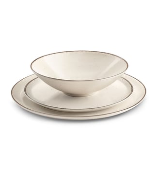 Service de vaisselle 18 pièces - Médard de Noblat - Beige