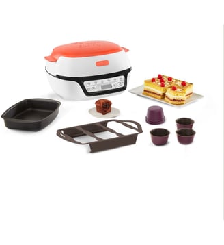 Machine à gâteaux CAKE FACTORY TUTTI FRUTTI KD804510 - Tefal - Orange