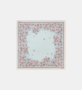 Foulard carré motif floral - Guess - Light blue