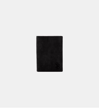 Portefeuille à volets en cuir de chèvre Brooklyn - Serge Blanco - Noir