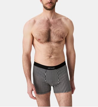 Boxer Vichy Noir - Arthur - Noir