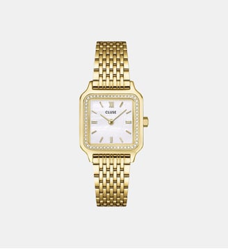 Montre Gracieuse petite Nacre blanche CW11826 - Cluse - Doré