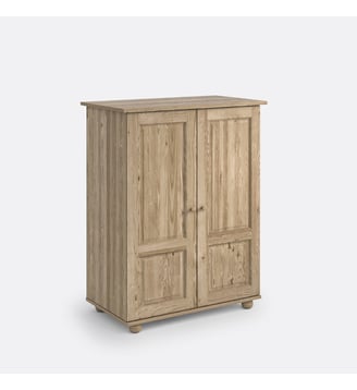 Armoire pin massif, H120 cm, penderie, Redmond So'Home
