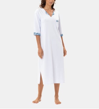 Chemise de nuit longue en coton GARDEN 211 - Lingerie Le Chat - Multicolore