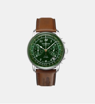 Montre Los angeles Vert Z-7614-4 - Zeppelin - Argenté