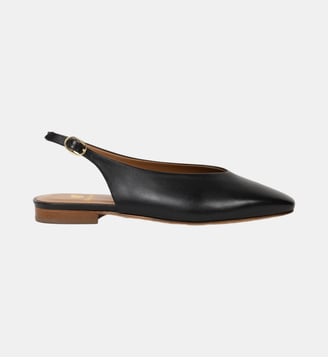 Ballerines Anouk Cuir d Agneau - Bobbies - Noir