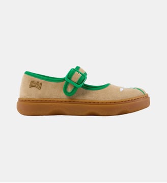 Ballerines Kiddo - Camper - Vert brun clair