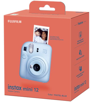 Appareil photo Instantané INSTAX Mini 12 blue - Fujifilm - Bleu