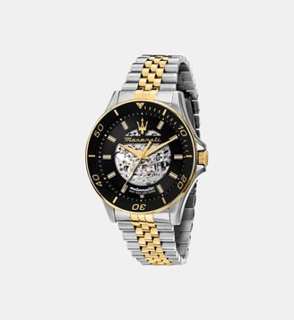 Montre automatique Sfida Noir R8823140010 - Maserati - Argenté