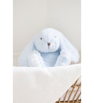 Augustin le lapin 25 cm-Bleu ciel-0-3 mois-Bleu ciel-0-3 mois - Tartine Et Chocolat - Bleu ciel