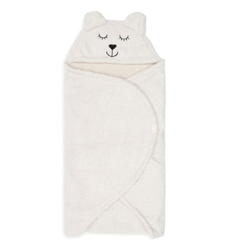 Couverture nomade Bear Boucle - Jollein - Écru
