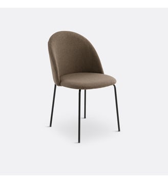 Chaise rembourrée - La Redoute Interieurs - Marron