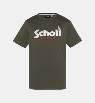 T-shirt imprimé - Schott - Kaki