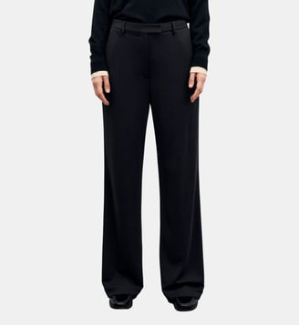 Pantalon large de tailleur en jersey - MADA - Gerard Darel - Noir