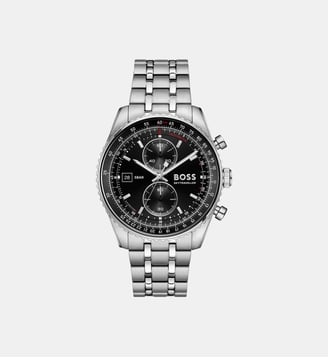 Montre Skytraveller Noir 1514349 - BOSS - Argenté