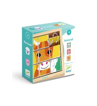 Puzzles bois - Animoroll - Djeco - Multicolore
