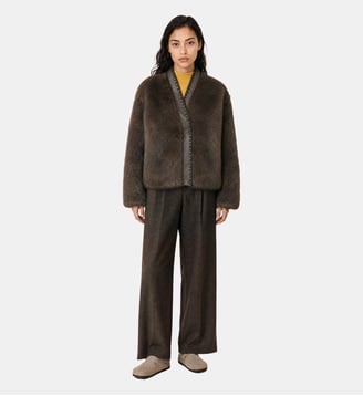 Manteau Vinih Plain - Leon & Harper - Brown