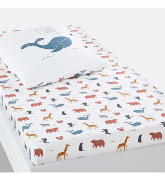 Drap-housse en coton biologique La Redoute Interieurs
